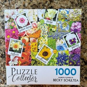 1000-Piece Jigsaw Puzzle - Vibrant Floral Design